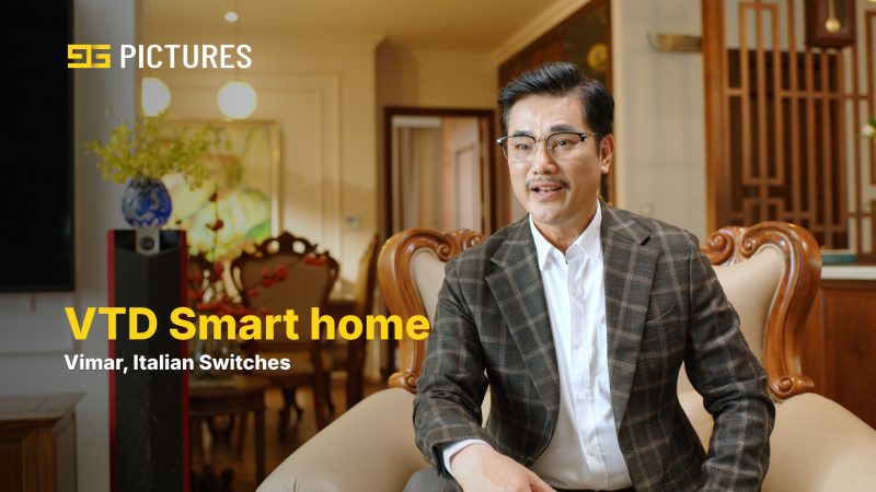 Vimar Italian wall switch, filmed for VTD Smarthome