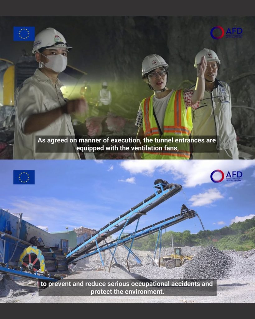 Engineers at work on the Ialy Hydropower Plant Extension, frame from the Bureau Veritas documentary