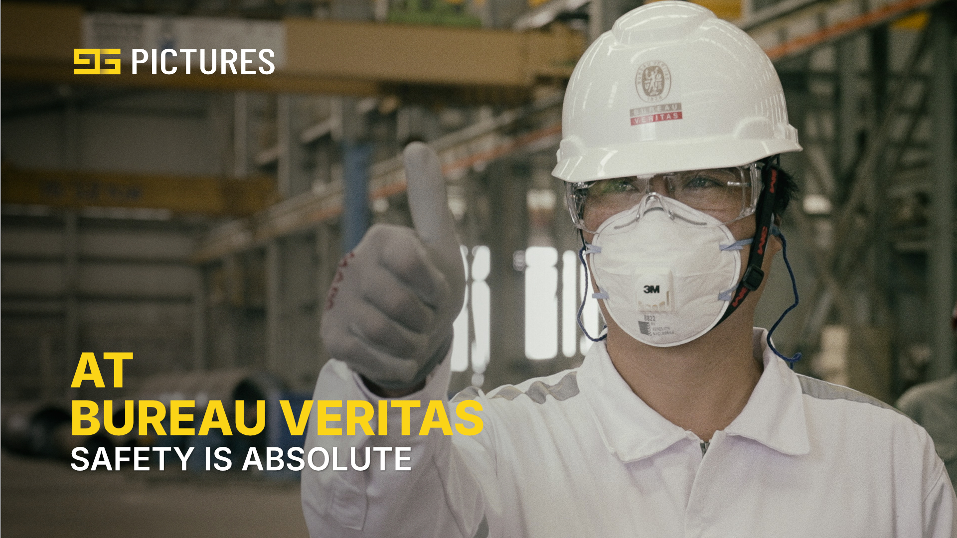 Bureau Veritas inspector checking safety on an industrial site