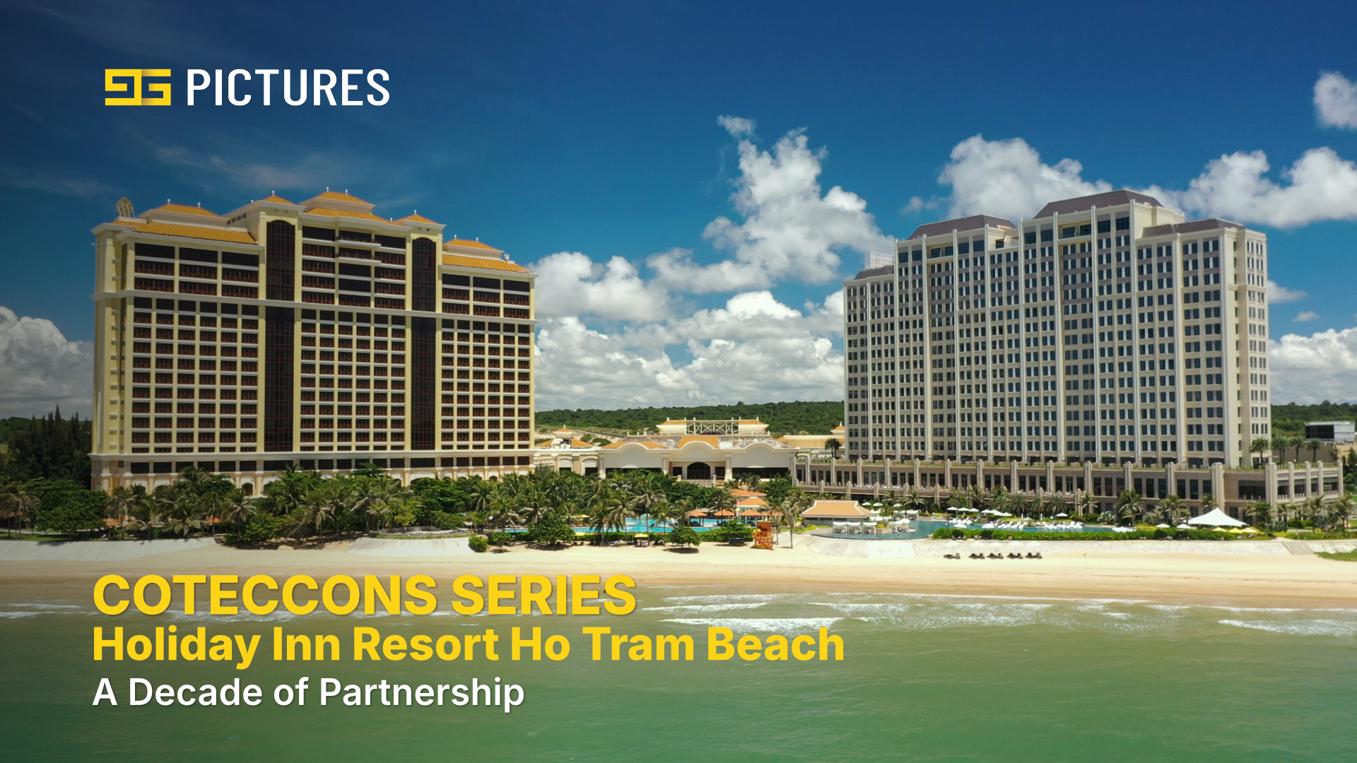 Holiday Inn Resort Ho Tram Beach, built by Coteccons