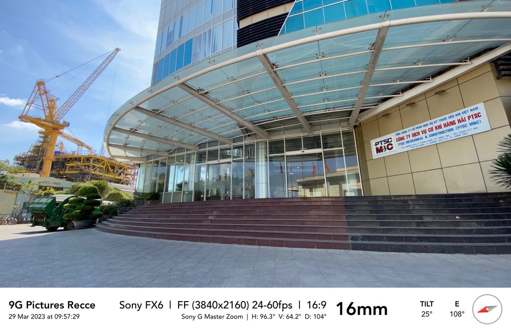 Recce photo beyond PTSC M&C building